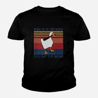 Mess With The Honk You Get The Bonk Goose Lovers Youth T-shirt | Crazezy