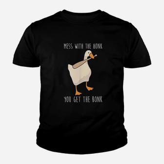 Mess With The Honk You Get The Bonk Youth T-shirt | Crazezy DE
