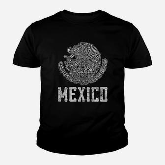 Mexican Eagle Coat Of Arms Mexico Burnout Youth T-shirt | Crazezy CA