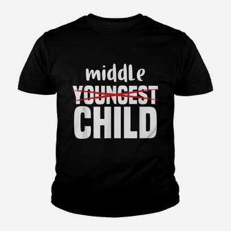 Middle Children Gift Funny Siblings Brother Sister - Matter Youth T-shirt | Crazezy