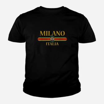 Milano Italia Fashion Tiger Face Milan Italy Vintage Graphic Youth T-shirt | Crazezy