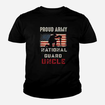Military National Guard Usa Proud Army National Guard Uncle Youth T-shirt | Crazezy AU