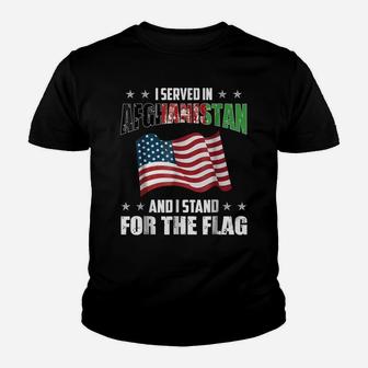 Military Veteran Afghanistan Tshirt Awesome Flag Gift Shirt Youth T-shirt | Crazezy AU