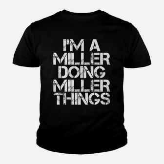 Miller Funny Surname Family Tree Birthday Reunion Gift Idea Youth T-shirt | Crazezy CA