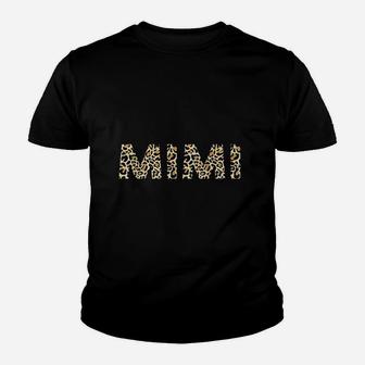 Mimi Leopard Youth T-shirt | Crazezy UK