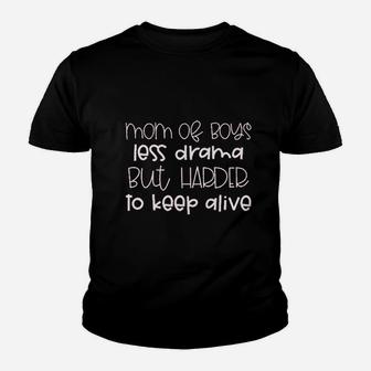 Mom Of Boy Youth T-shirt | Crazezy CA