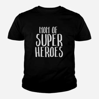 Mom Of Super Heroes Mother Vintage Funny Movie Fan Boys Youth T-shirt | Crazezy