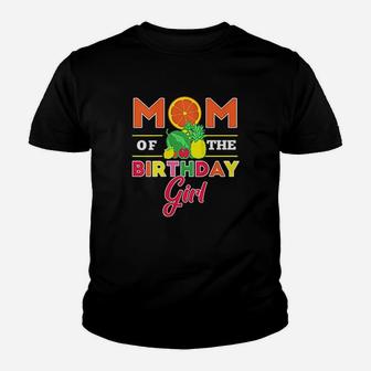 Mom Of The Birthday Girl Youth T-shirt | Crazezy UK