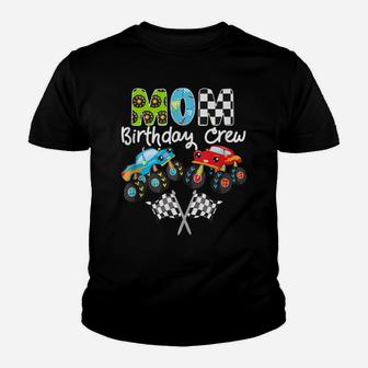 Monster Truck Mom Birthday Crew Trucks Cars Bday Party Youth T-shirt | Crazezy UK