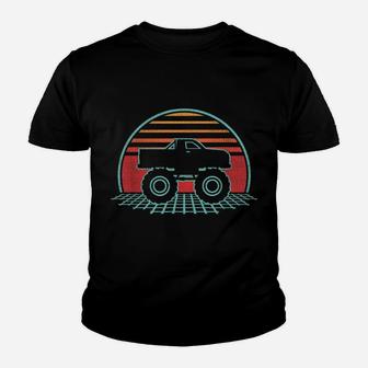 Monster Truck Retro Vintage 80S Style Gift Youth T-shirt | Crazezy CA