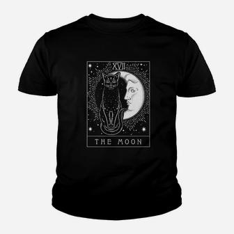 Moon And Cat Youth T-shirt | Crazezy DE