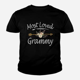 Most Loved Grammy Youth T-shirt | Crazezy DE