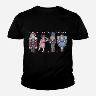 Most Wonderful Time Of The Year Christmas Nutcracker Ballet Youth T-shirt | Crazezy DE