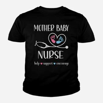 Mother Baby Nurse Appreciation | Postpartum Nursing Student Youth T-shirt | Crazezy