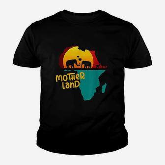 Mother Land Love Elephant Youth T-shirt | Crazezy