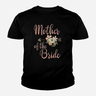 Mother Of The Bride Wedding Party Youth T-shirt | Crazezy DE