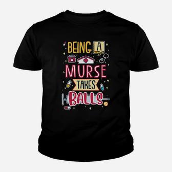 Murse For A Male Nurse Youth T-shirt | Crazezy