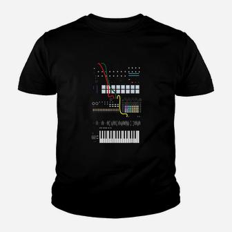 Music Producer Cool Musician Electronic Music Youth T-shirt | Crazezy