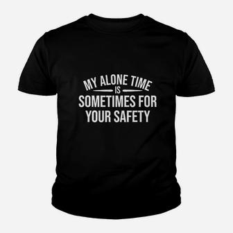 My Alone Time Youth T-shirt | Crazezy DE