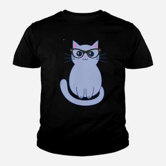 My Cat Is My Therapist Funny Cat Lover Mom Sarcastic Meme Youth T-shirt | Crazezy