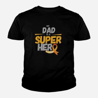 My Dad Is A Super Hero Youth T-shirt | Crazezy AU