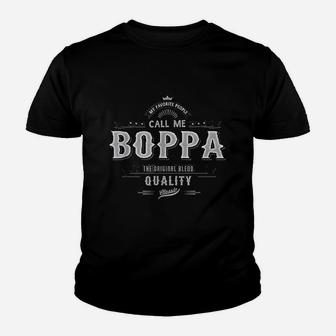 My Favorite People Call Me Boppa Grandpa Youth T-shirt | Crazezy AU