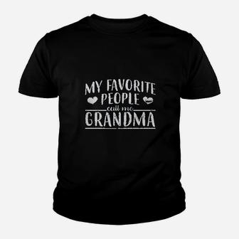 My Favorite People Call Me Grandma Mens Youth T-shirt | Crazezy