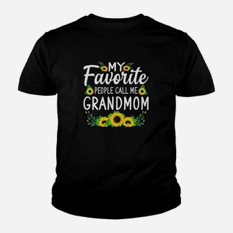 My Favorite People Call Me Grandmom Mothers Day Gift Youth T-shirt | Crazezy DE