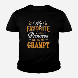 My Favorite Princess Calls Me Grampy Youth T-shirt | Crazezy DE