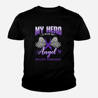 My Hero Is Now My Purple Youth T-shirt | Crazezy CA