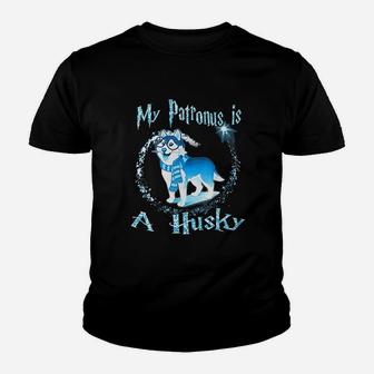 My Patronus Is A Husky Dog Lovers Youth T-shirt | Crazezy UK