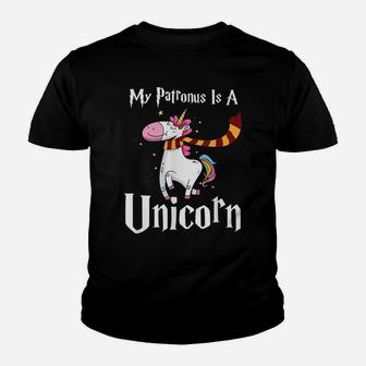 My Patronus Is A Unicorn 2019 Magic Unicorn Wizard Youth T-shirt | Crazezy AU