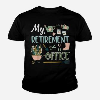 My Retirement Office Gardening Tshirt Flower Lovers Gifts Youth T-shirt | Crazezy UK