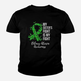 My Sisters Fight Is My Fight Awareness Youth T-shirt | Crazezy CA