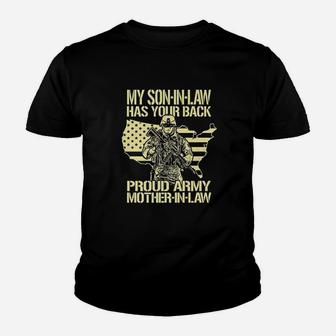 My Son In Law Has Your Back Youth T-shirt | Crazezy AU