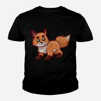 My Spirit Animal Is A Fox Funny Animal Quote Christmas Gift Youth T-shirt | Crazezy