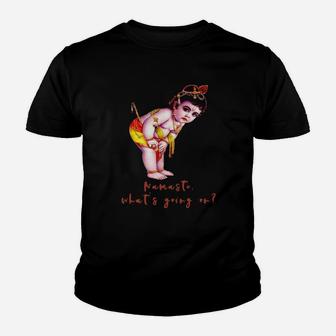 Namast What Is Going On Youth T-shirt - Monsterry UK