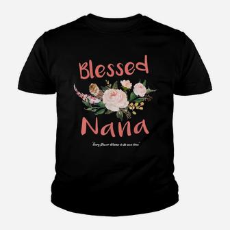 Nana-Pink-Flower Nitadesign1 Youth T-shirt | Crazezy CA