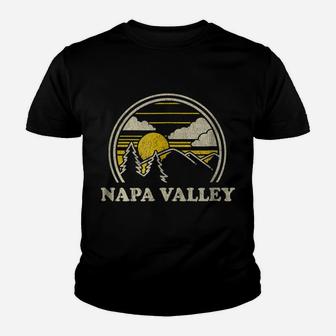 Napa Valley California Ca T Shirt Vintage Hiking Mountains Youth T-shirt | Crazezy UK
