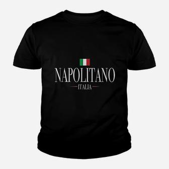 Napolitano Italia Italian Flag Youth T-shirt | Crazezy