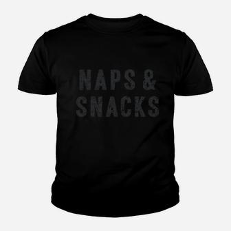 Naps And Snacks Youth T-shirt | Crazezy