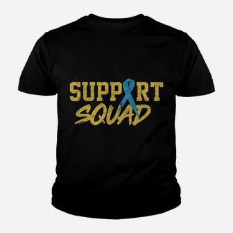 National Down Syndrome Awareness Month Support Squad T21 Youth T-shirt | Crazezy UK