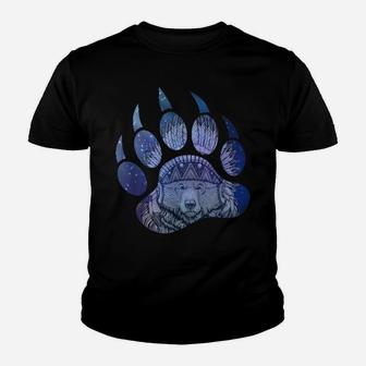 Native American Bear Claw Spirit Animal Totem Design Youth T-shirt | Crazezy