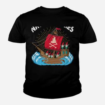Nauti Gnomies Sailing Nordic Pirate Gnomes Sweatshirt Youth T-shirt | Crazezy