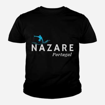 Nazare Portugal Wave Surf Surfing Surfer Youth T-shirt | Crazezy AU