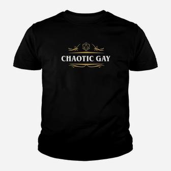 Nerdy Chaotic Gay Pride Youth T-shirt - Monsterry