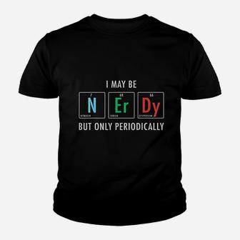Nerdy Elements Nerd Science Atom Scientist Chemistry Chemist Youth T-shirt - Thegiftio UK