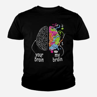 Neurodiversity Brain Gift Idea For Dyslexia Adhd Autism Asd Youth T-shirt | Crazezy CA