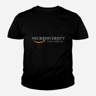 Neurodiversity Think Different Youth T-shirt | Crazezy