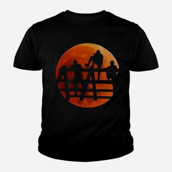 Never Underestimate An Old Man Who Loves Obstacle Racing Moon Blood Youth T-shirt - Monsterry DE